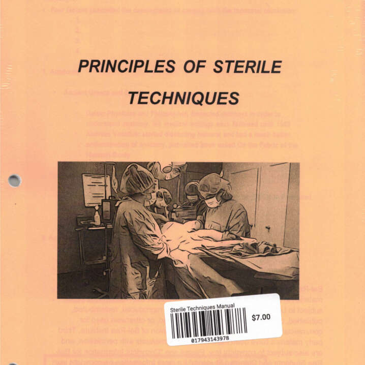 Sterile Techniques Manual