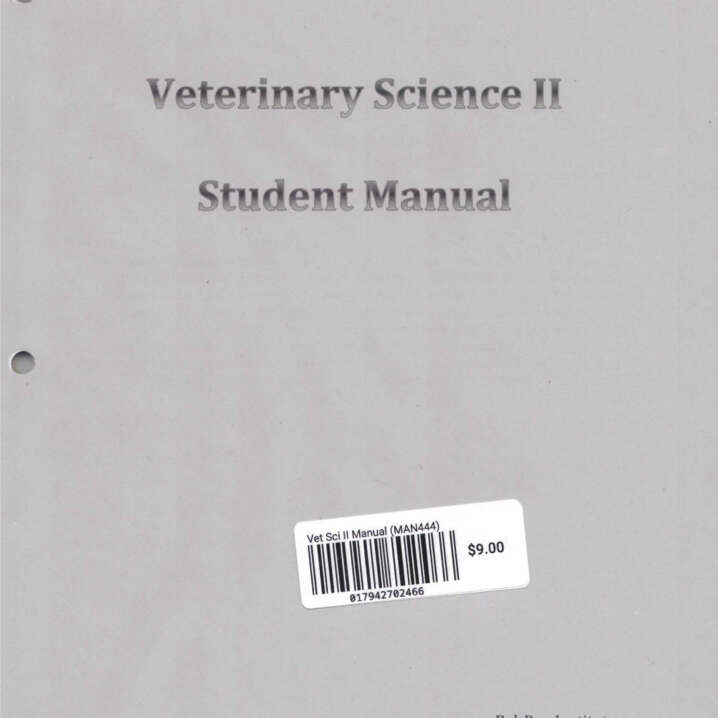 Vet Sci II Manual