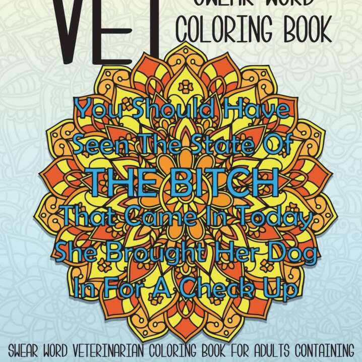 Vet Swear Word Coloring Book