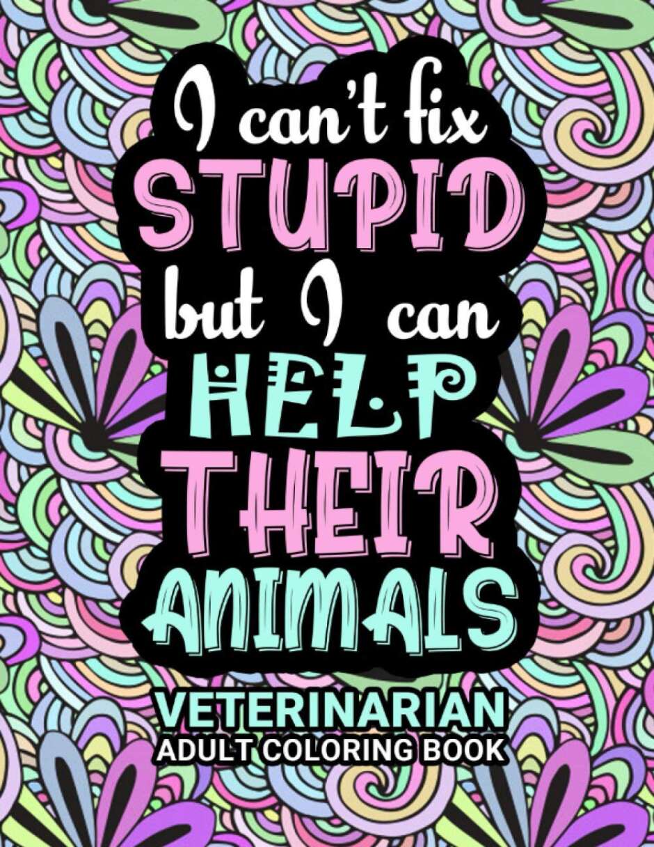 Veterinarian Adult Coloring Book – Bel-Rea Institute of Animal Technology